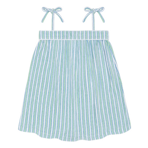 Girls’ Tamarin Stripe French Terry Tie-strap Dress
