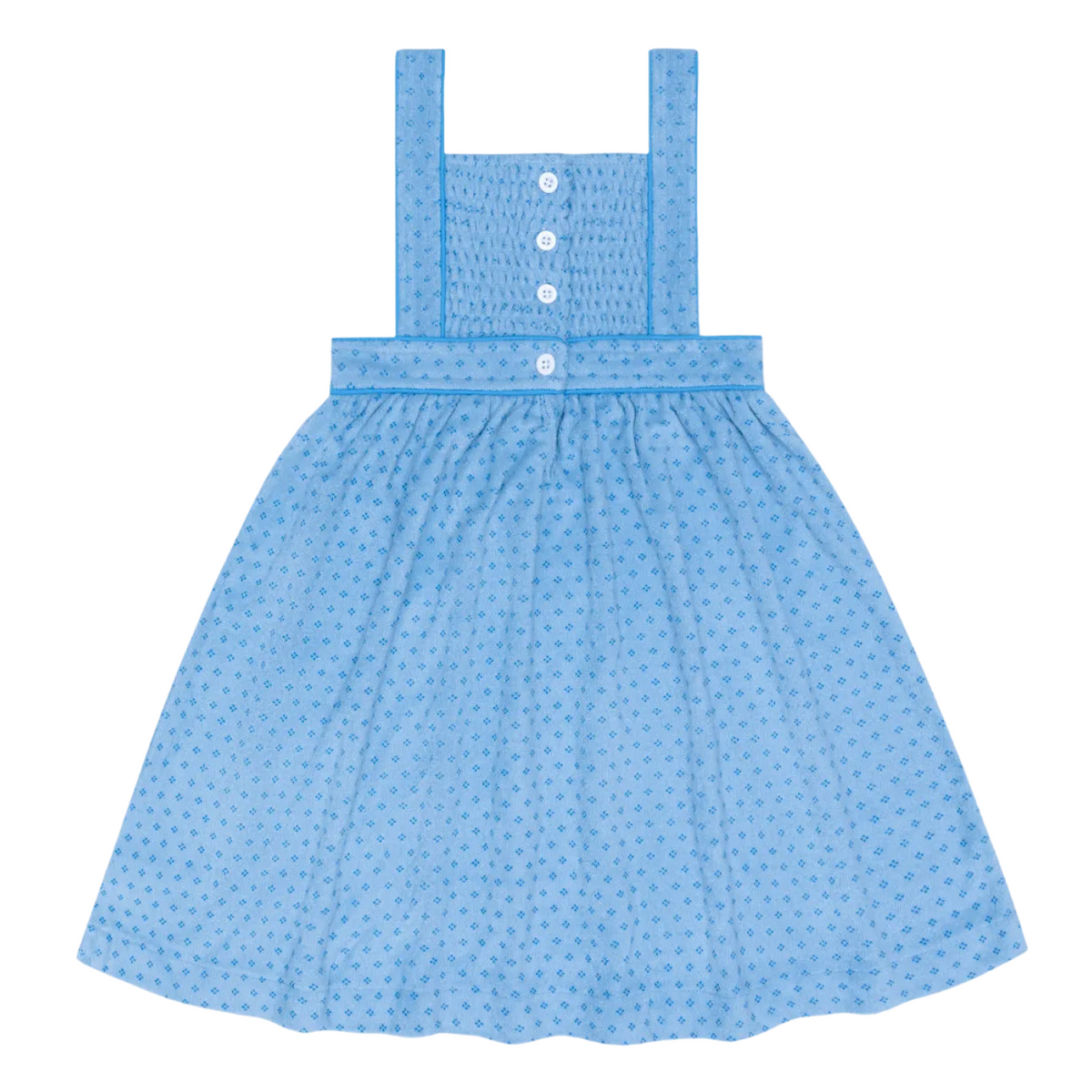 Girls’ Le Marin Dot French Terry Bib Dress