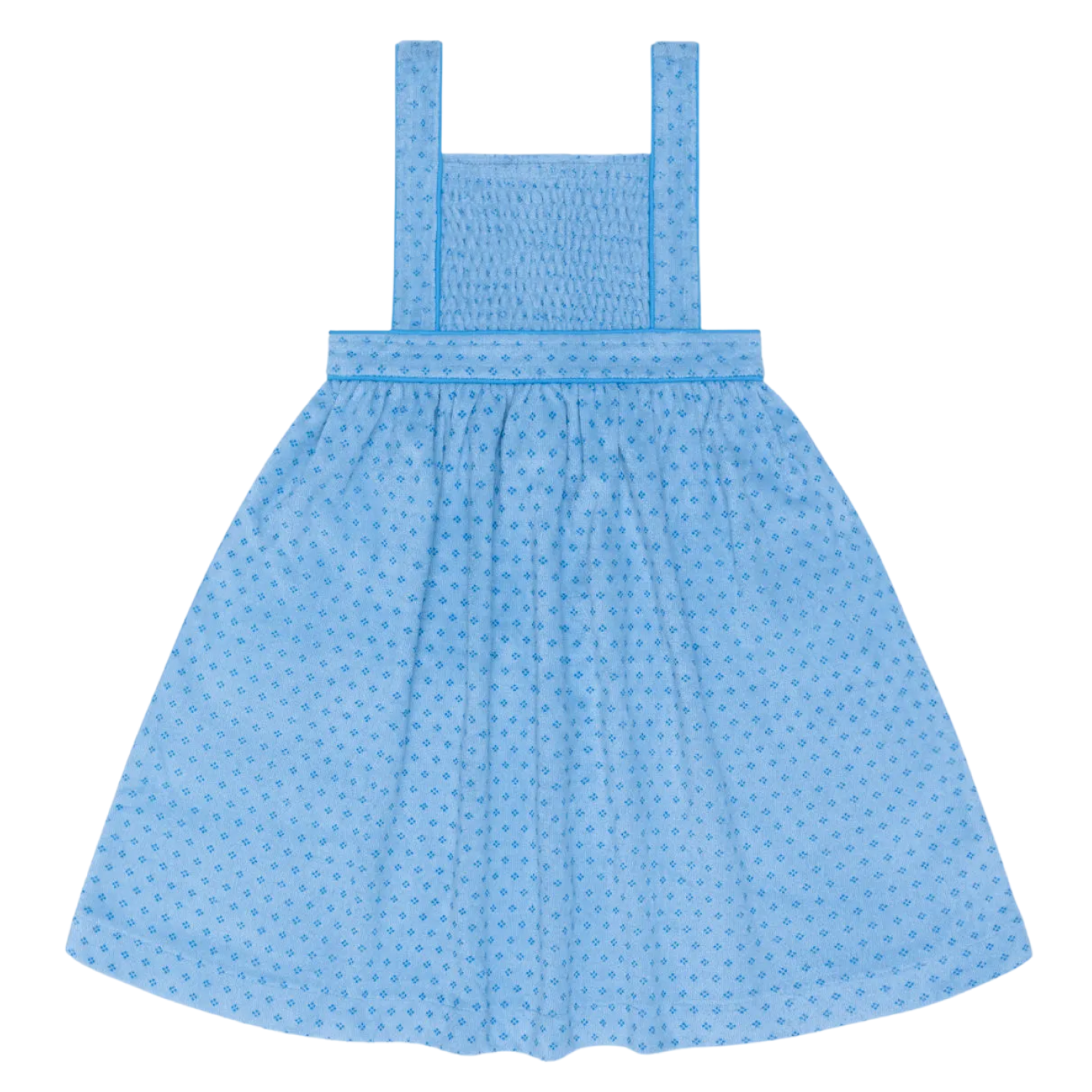 Girls’ Le Marin Dot French Terry Bib Dress