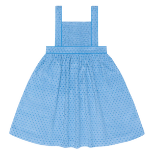 Girls’ Le Marin Dot French Terry Bib Dress