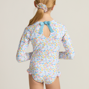 Girl’s Jasmine Blossom Rashguard One Piece