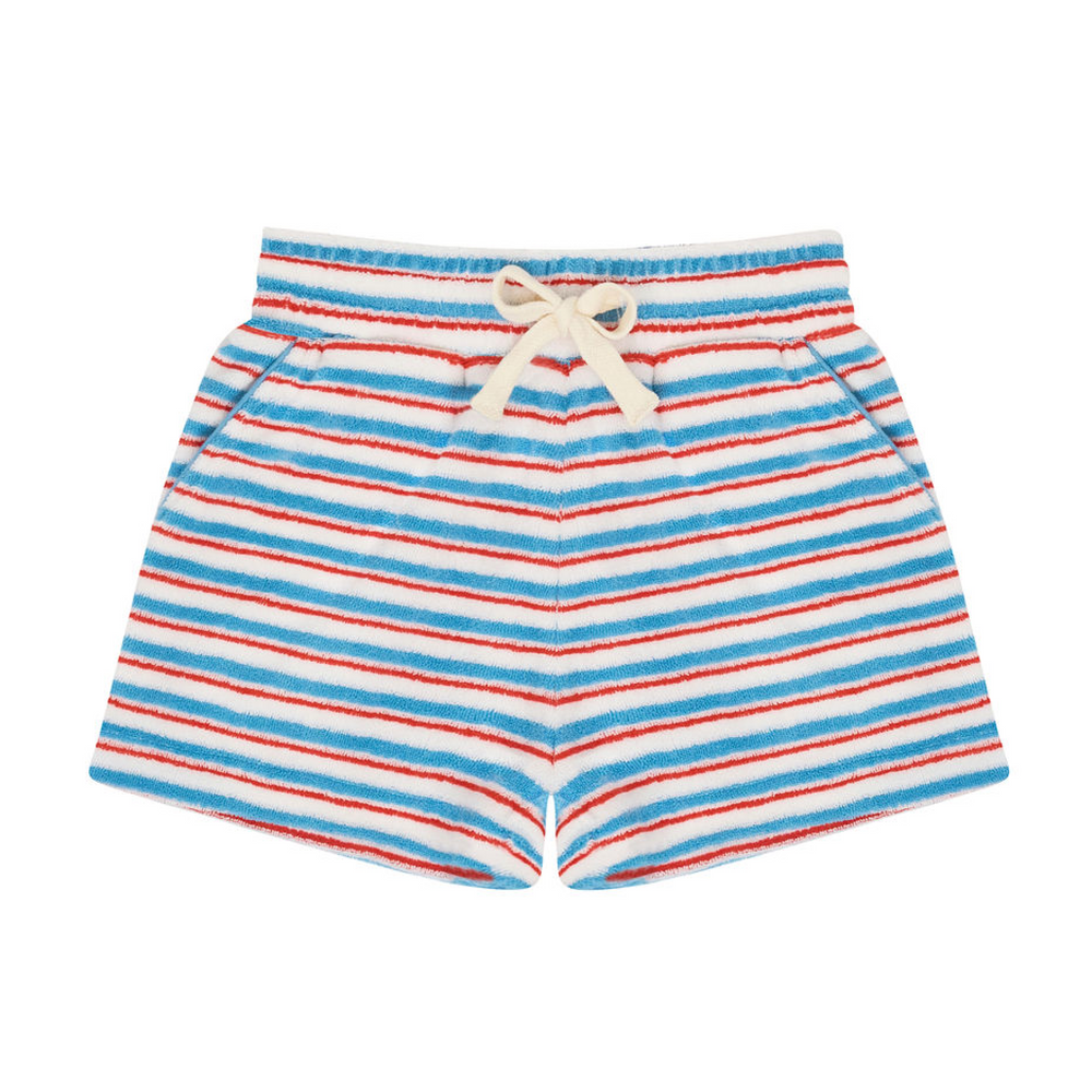 Boys Jetty Stripe French Terry Short