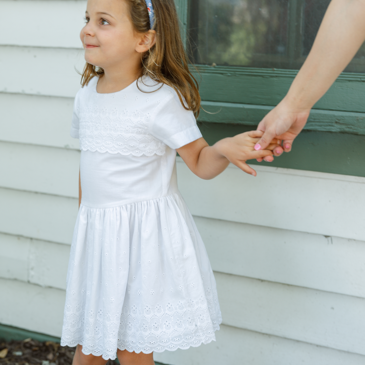 Girls Harbor Mist Sailor Dress