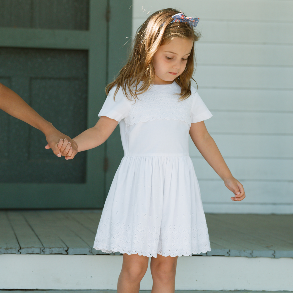 Girls Harbor Mist Sailor Dress