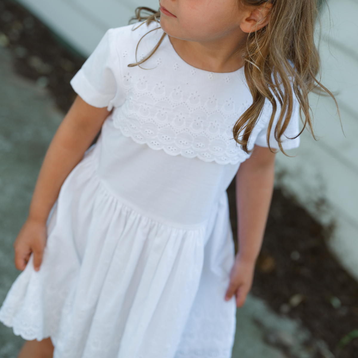 Girls Harbor Mist Sailor Dress