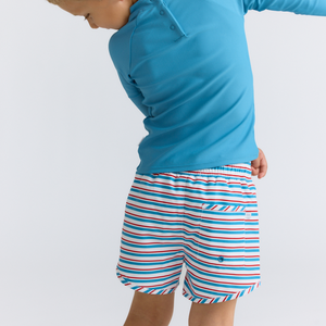 Boys Jetty Stripe Boardie