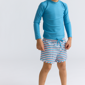 Boys Jetty Stripe Boardie
