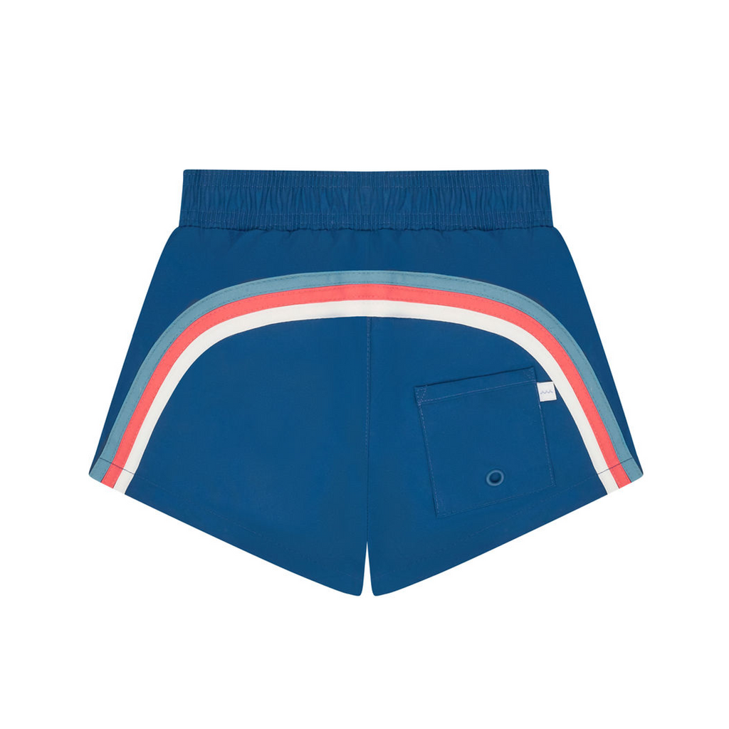 Boys Oyster Blue Stripe Boardie