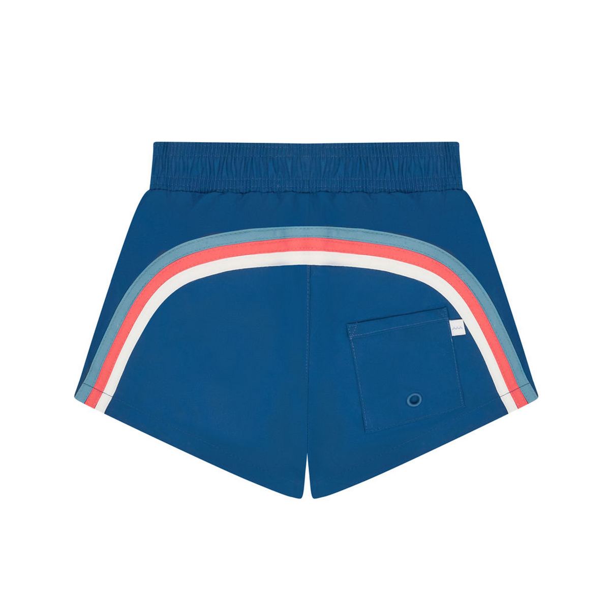 Boys Oyster Blue Stripe Boardie