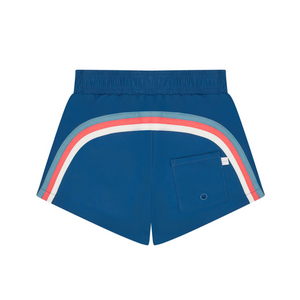 Boys Oyster Blue Stripe Boardie