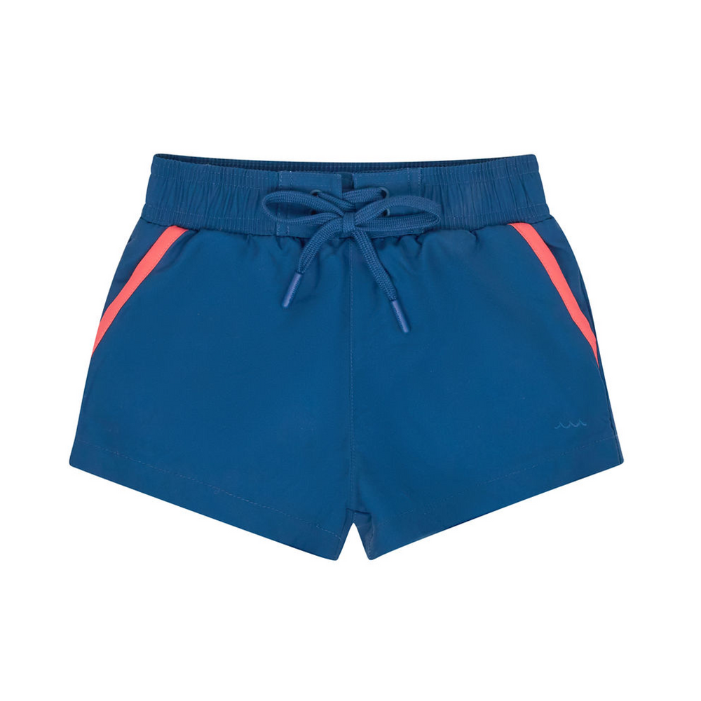 Boys Oyster Blue Stripe Boardie