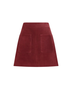 Fran Skirt in Deep Redwood