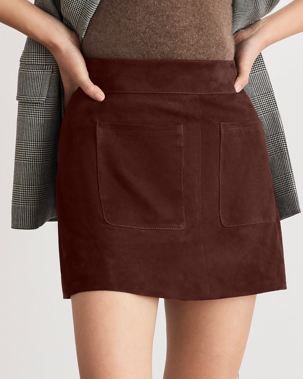 Fran Skirt in Dark Fig