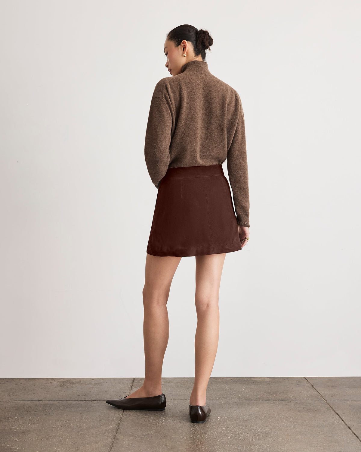 Fran Skirt in Dark Fig