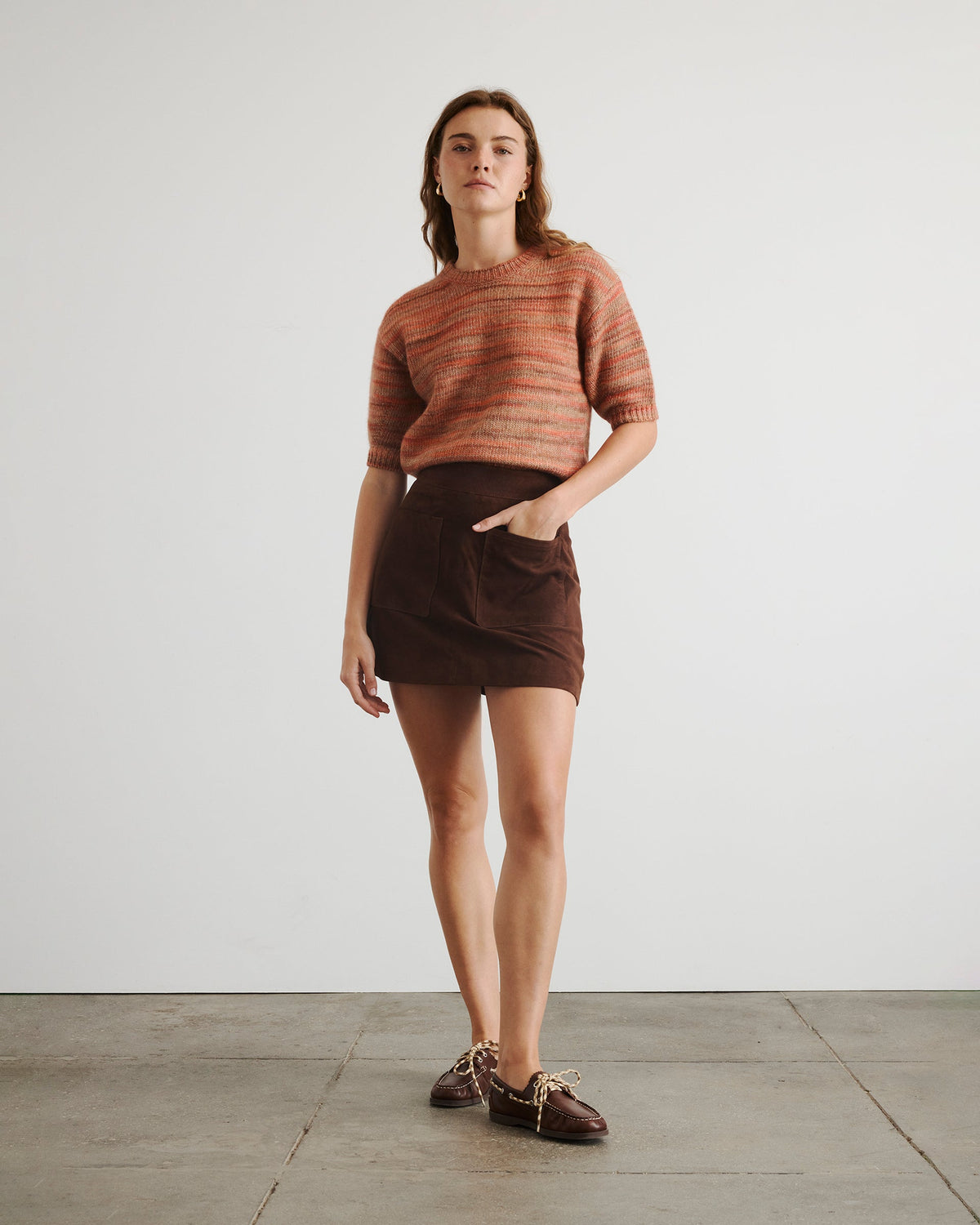 Fran Skirt in Chocolate
