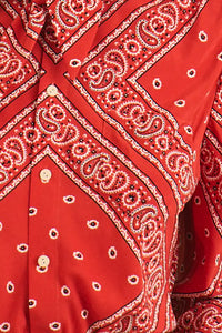 Frances Top in Aces Wild Red