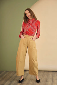 Frances Top in Aces Wild Red