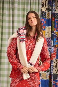 Frances Top in Aces Wild Red