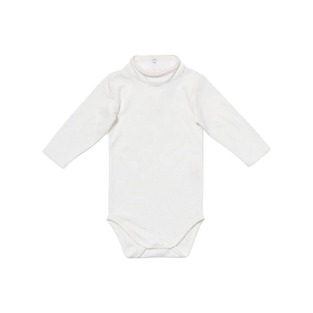 Frank T-Neck One-Piece in Vanilla Piping