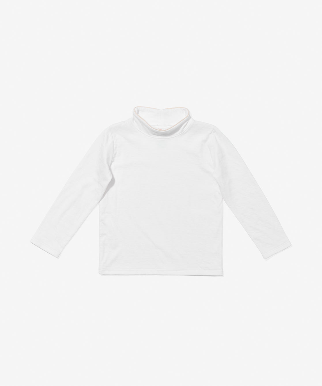 Frank T-Neck in Vanilla Piping