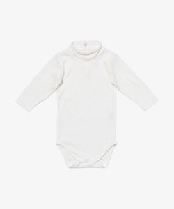 Frank T-Neck One-Piece in Vanilla Piping