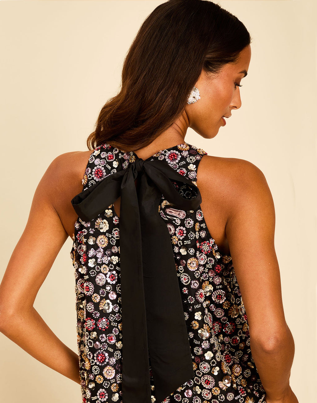 Frankie Mini Dress in Orchid Multi