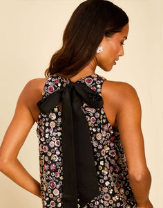Frankie Mini Dress in Orchid Multi