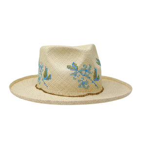 Freesia Cross-Stitch Hat