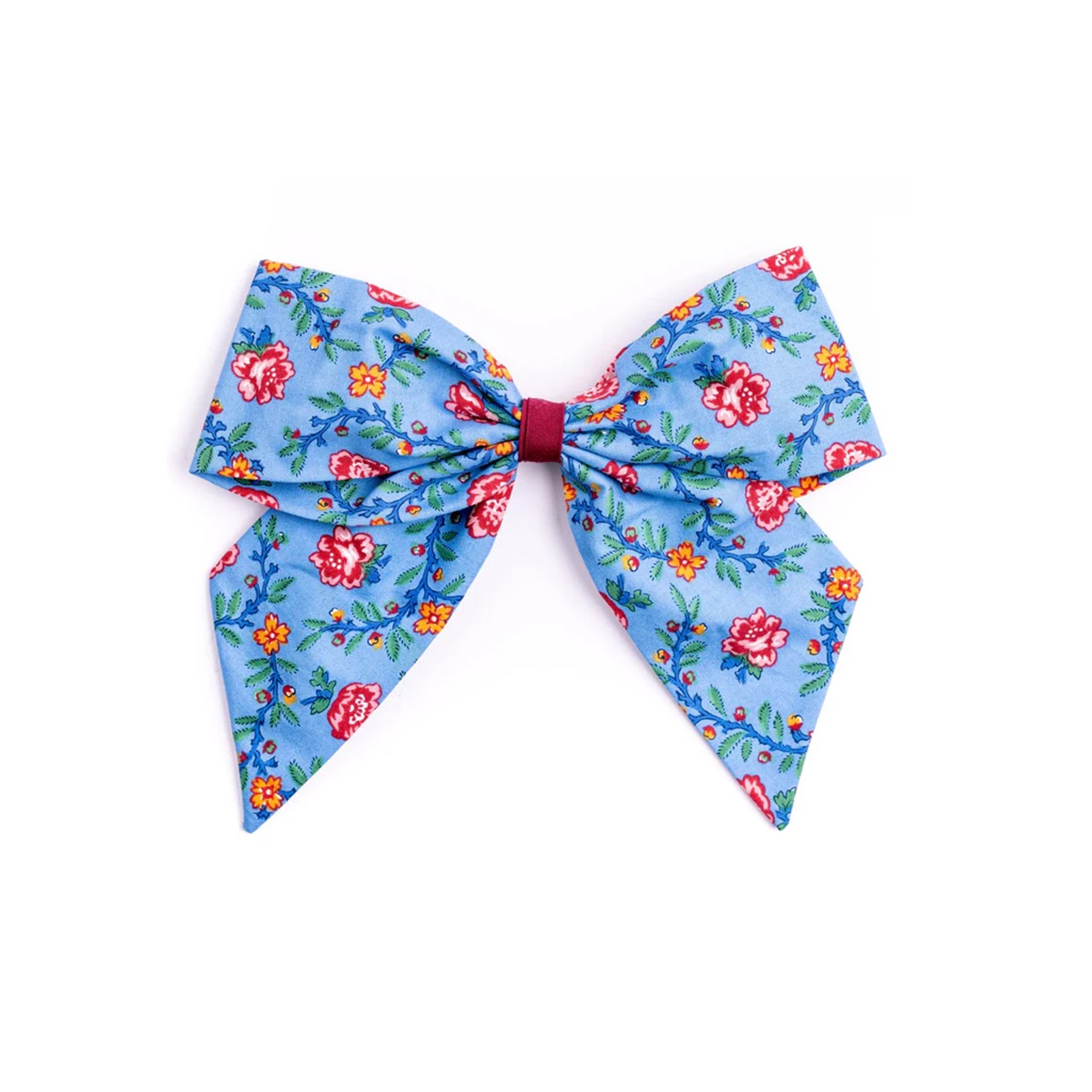 French Cordelle Bow in Blue