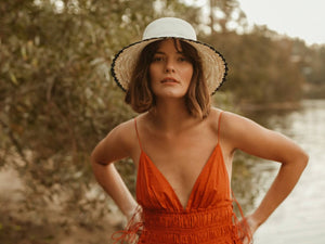 Shell Crochet Bucket Hat