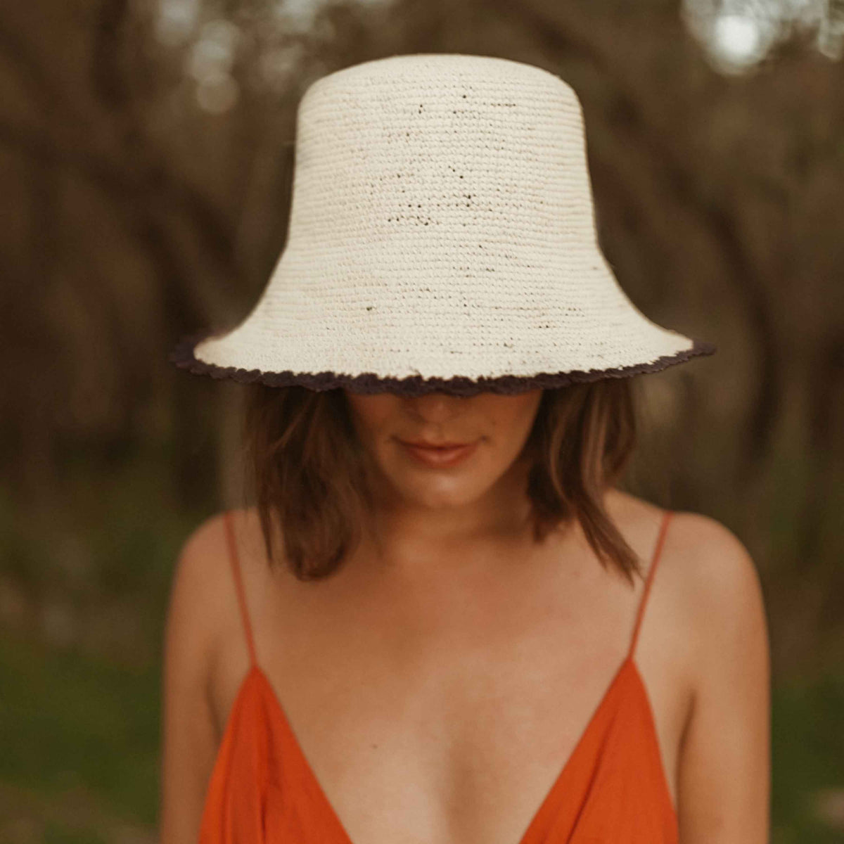 Shell Crochet Bucket Hat