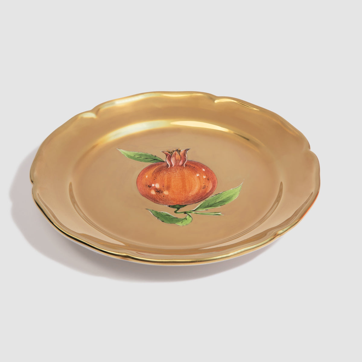 Fruits d'Or Salad/Dessert Plate, Persimmon