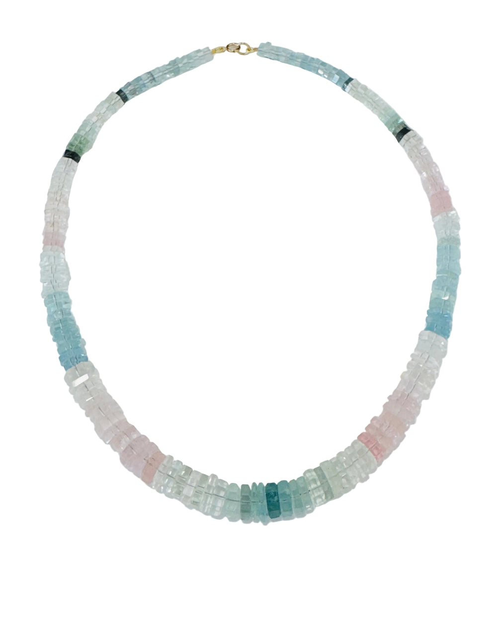Sea Glass Aquamarine Necklace