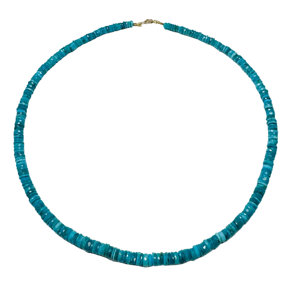 Turquoise Heishi Necklace