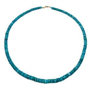 Turquoise Heishi Necklace