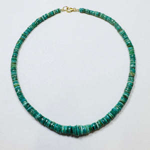 Turquoise Heishi Necklace