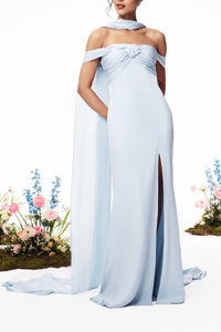 The Roth Gown in Pale Blue