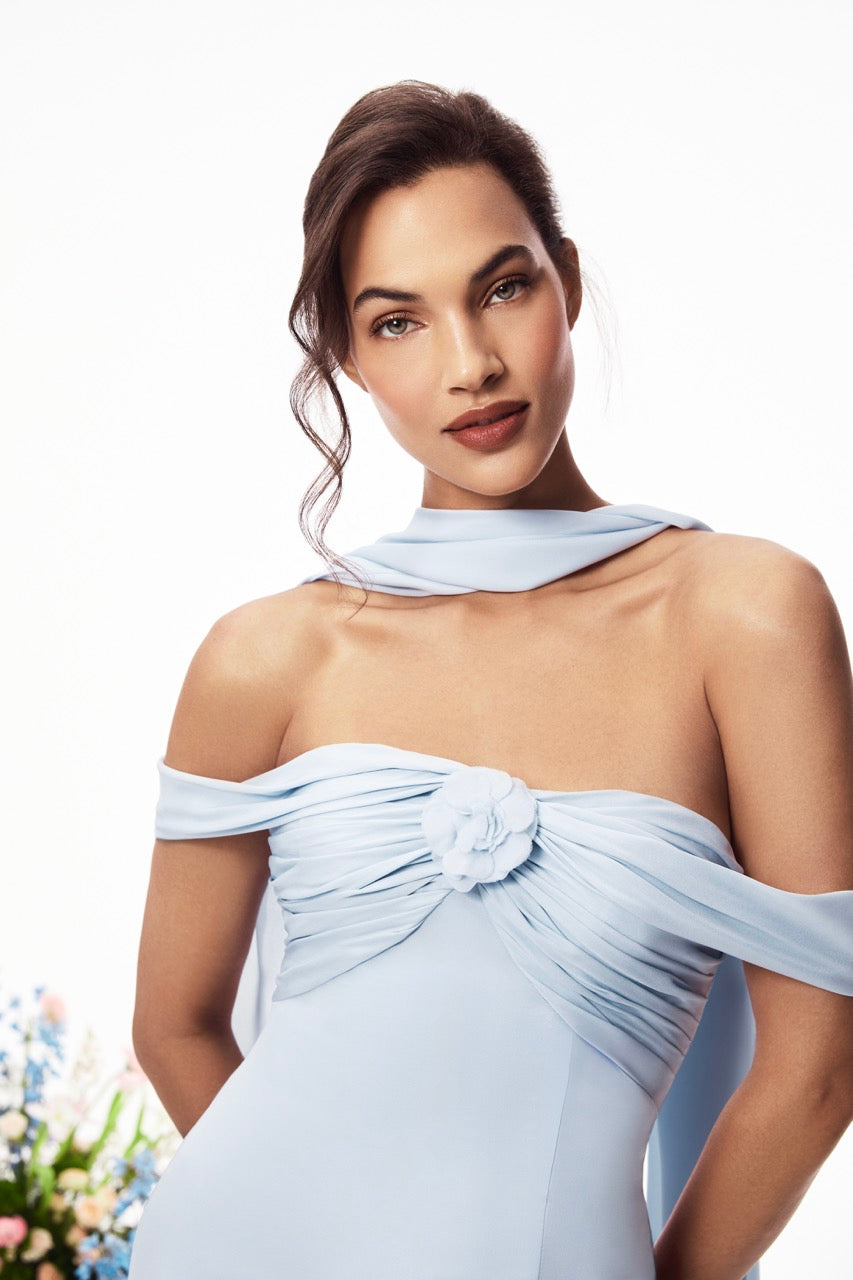 The Roth Gown in Pale Blue