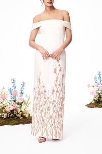The Natasha Gown in Off-White