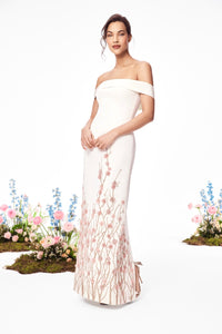 The Natasha Gown in Off-White