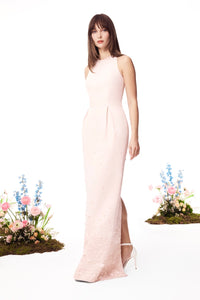 The Indre Gown in Pale Pink