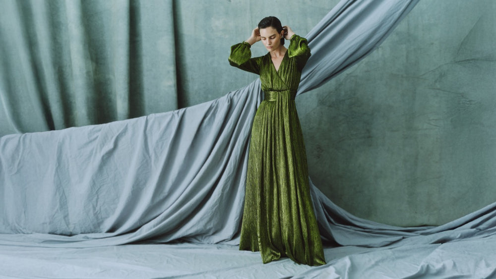 The Elysia Green Gown