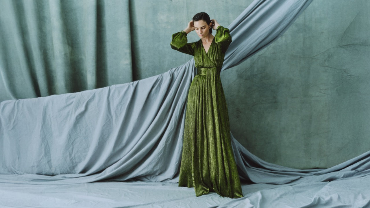 The Elysia Green Gown