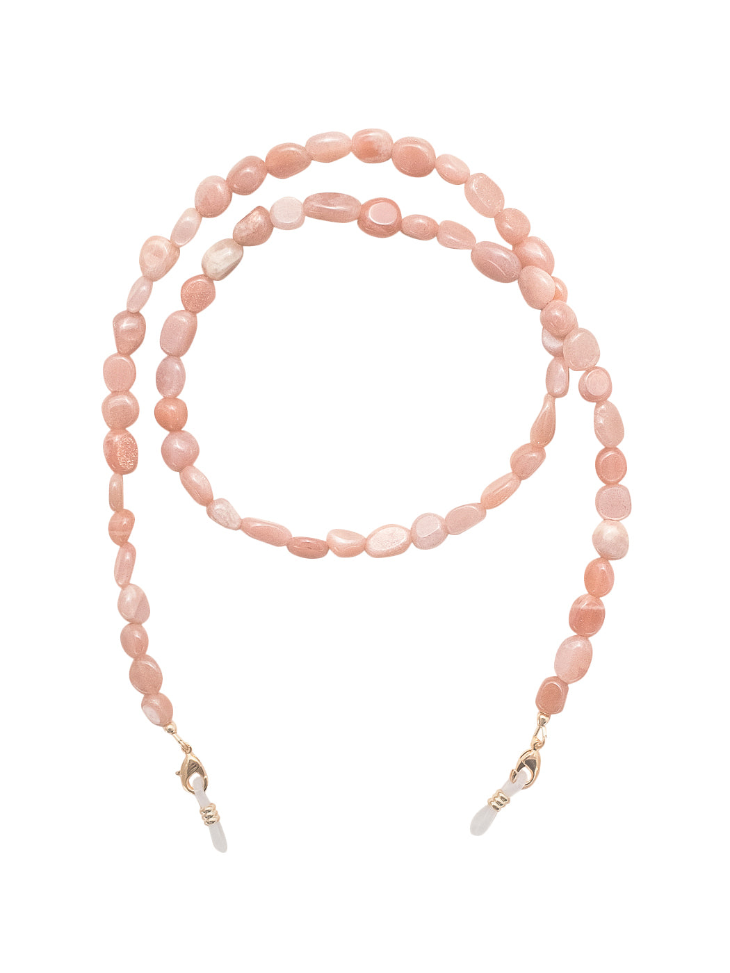 Gemstone Sunglass Chain in Coral