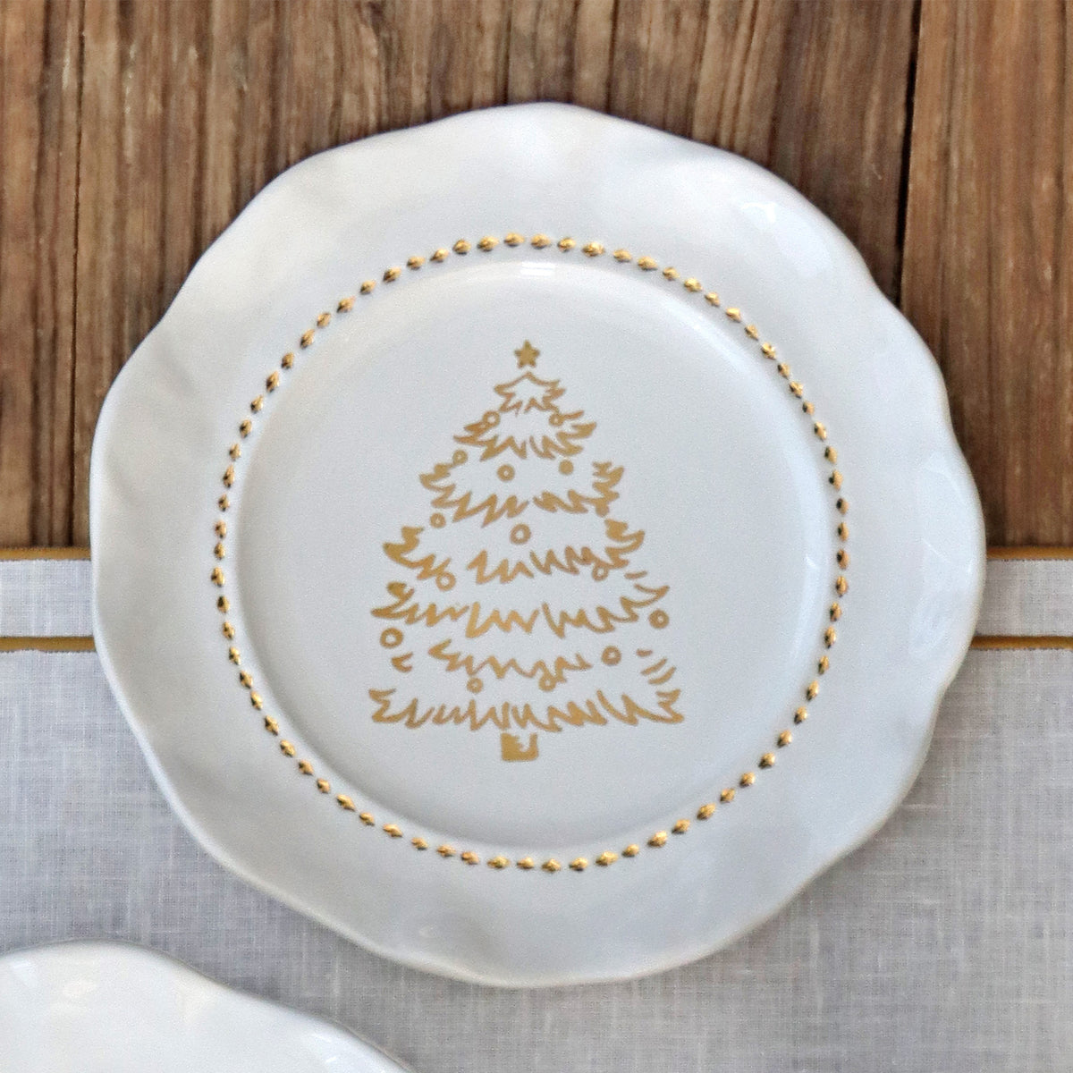 Giorno di Festa Salad Plate in White