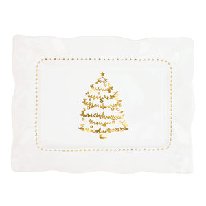 Giorno di Festa Rectangular Platter in White