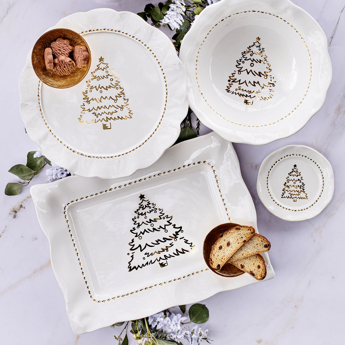 Giorno di Festa Rectangular Platter in White