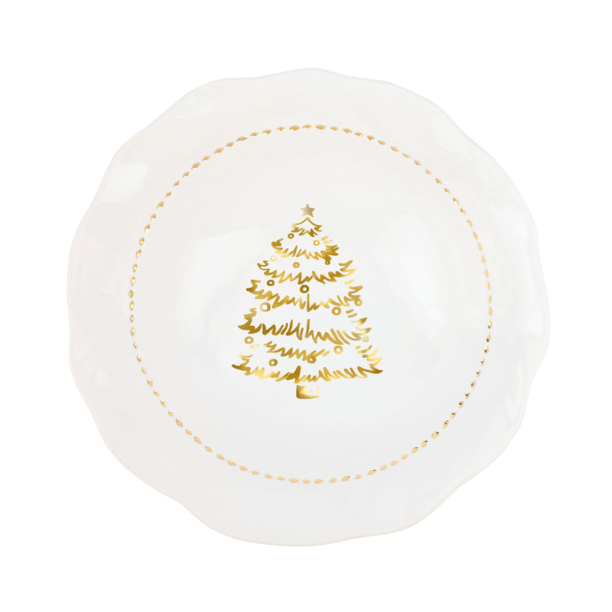 Giorno di Festa Medium Serving Bowl in White