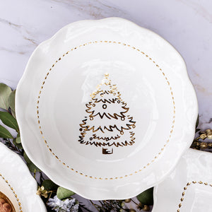 Giorno di Festa Medium Serving Bowl in White