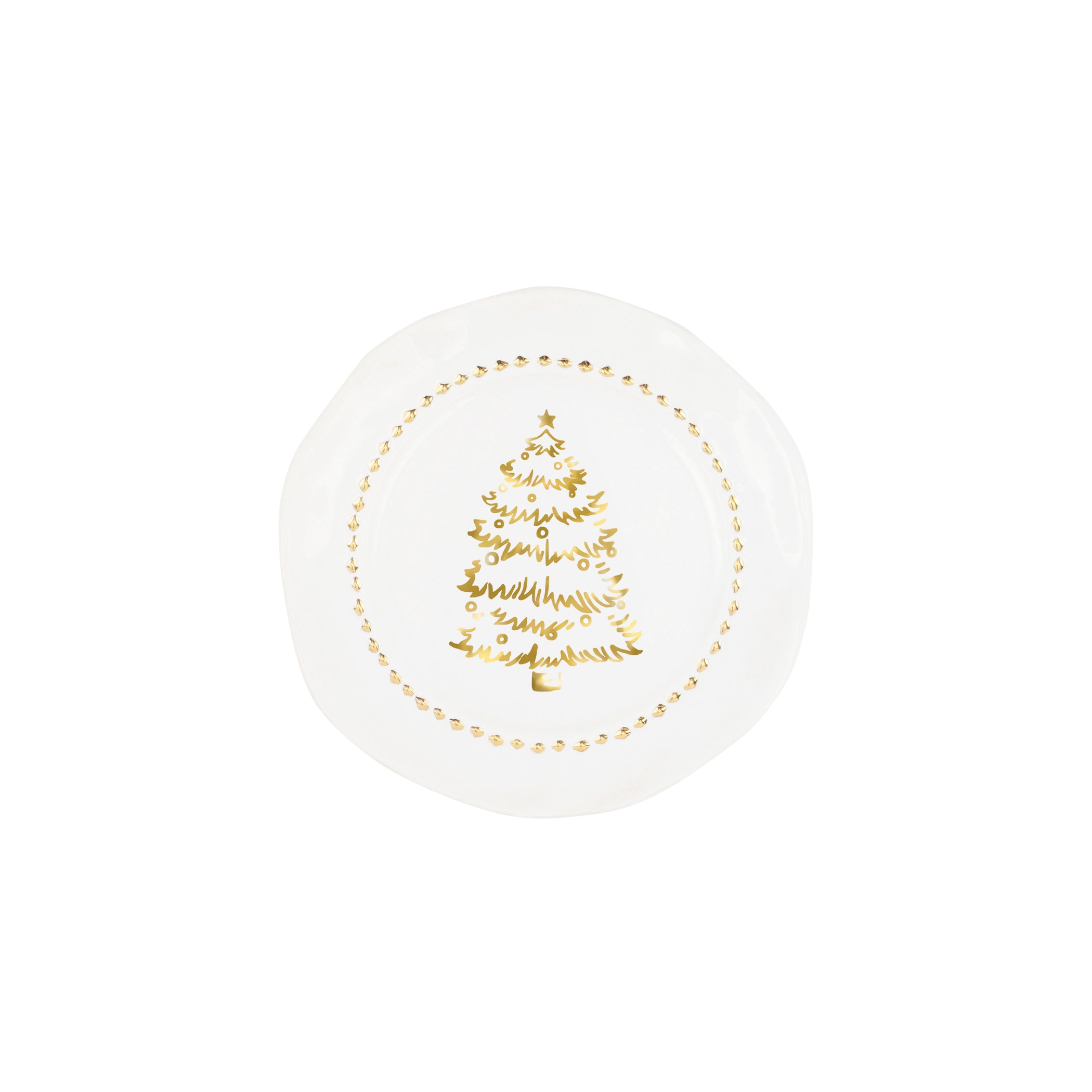 Giorno di Festa Canape Plate in White